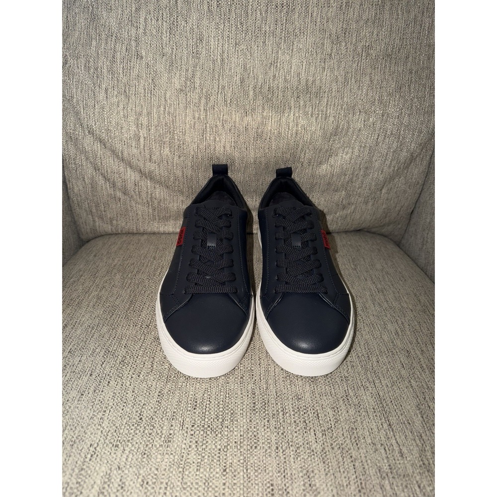 Hugo Boss Morrie Sneakers Men's Lace-Up Shoes Navy Blue 40 US 7 Tennis Trainers